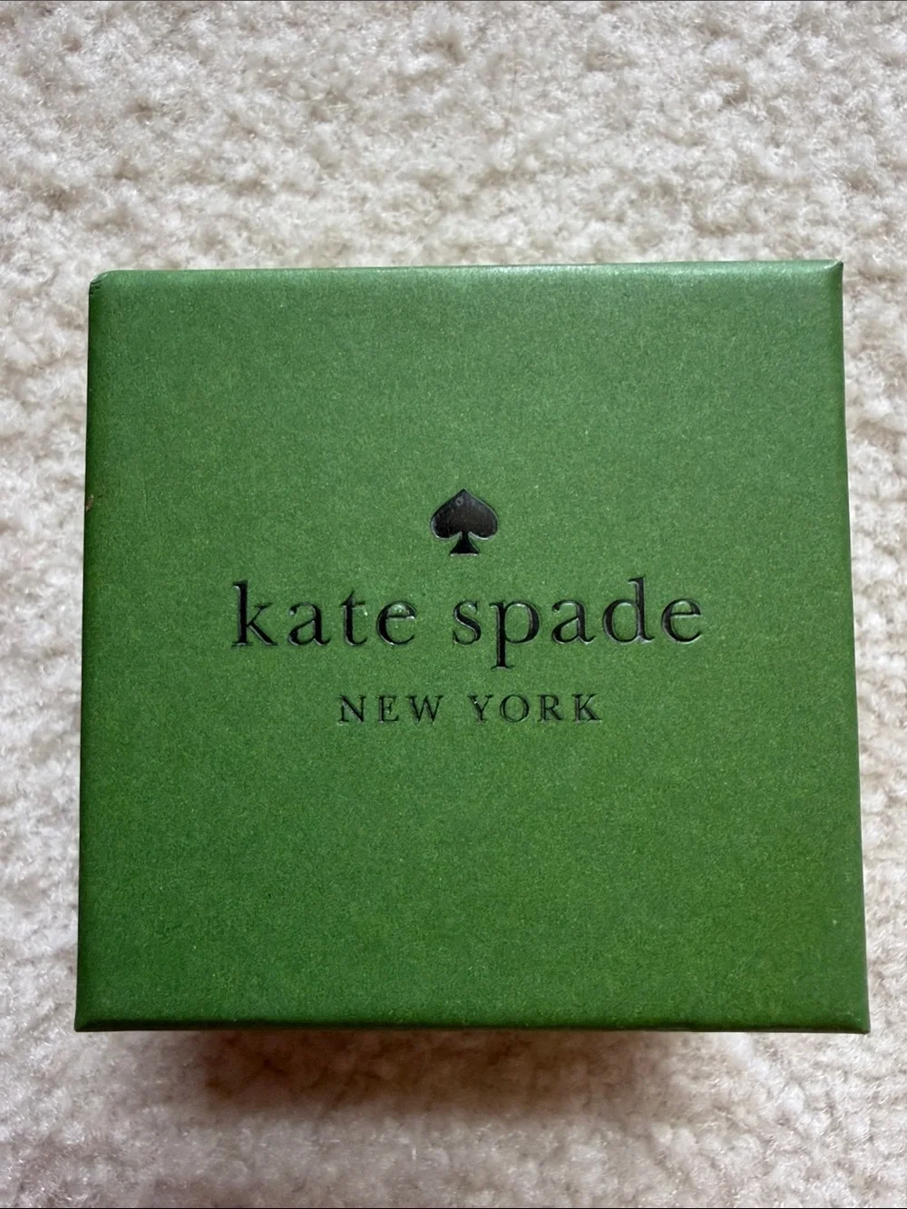 kate spade Blue Iridescent Round Stud Earrings
